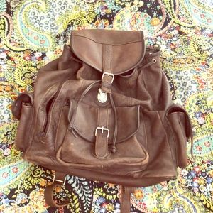 Genuine Leather Backpack